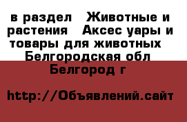  в раздел : Животные и растения » Аксесcуары и товары для животных . Белгородская обл.,Белгород г.